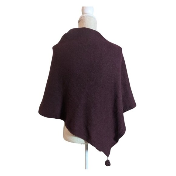 Ann Taylor Cashmere Blend Asymmetrical Poncho - Picture 4 of 5